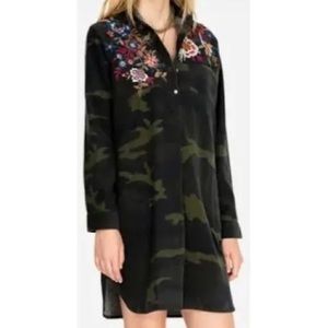 MARGOT COLLARED TUNIC DRESS
FORREST CAMO